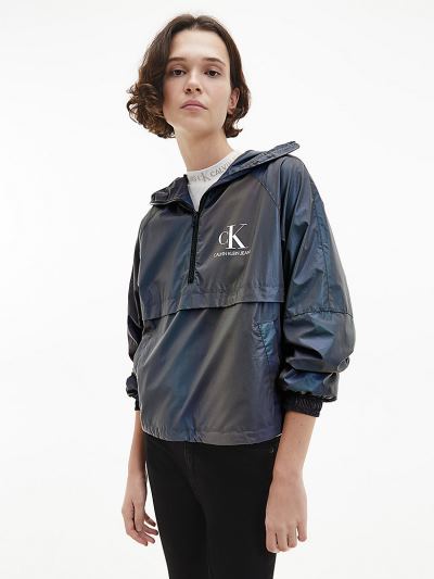 Calvin Klein Ruhák HU510044 | Calvin Klein Iridescent Női Anorák Lila
